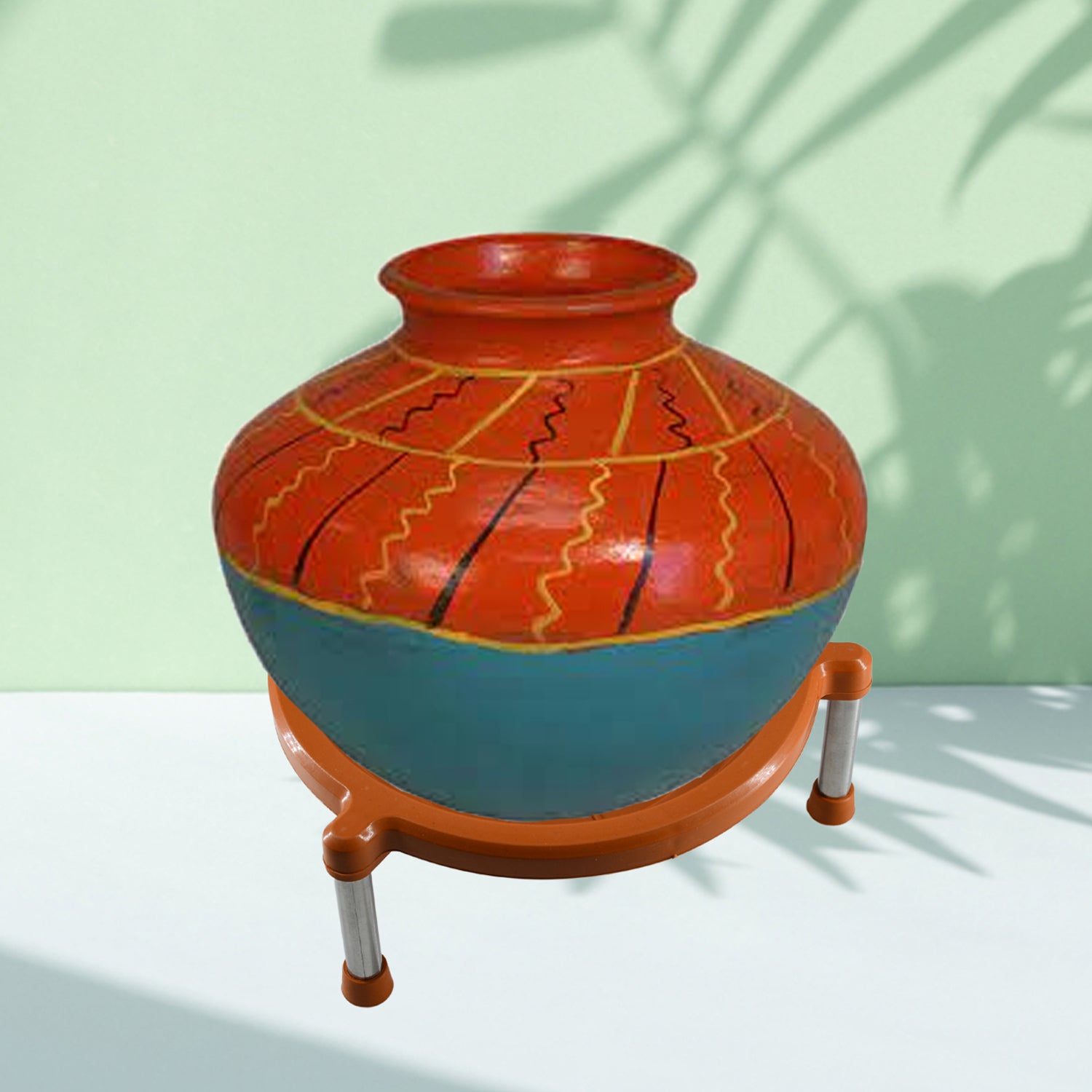 0150 Multipurpose Matka Stand / Plant Pot Water Pot Stand Plastic for Home & Kitchen (1Pc) DeoDap 0150 Multipurpose Matka Stand / Plant Pot Water Pot Stand Plastic for Home & Kitchen (1Pc) DeoDap